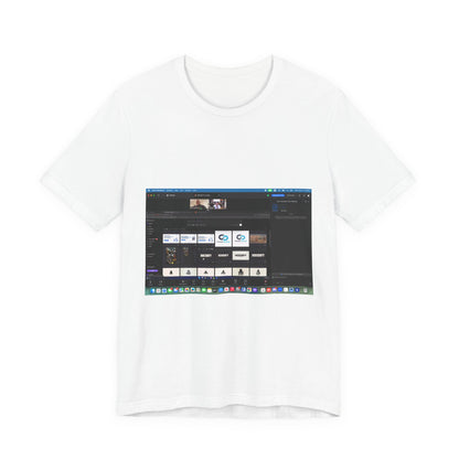 Screenshot Tech Tee — Desktop Browser UI Graphic T-Shirt