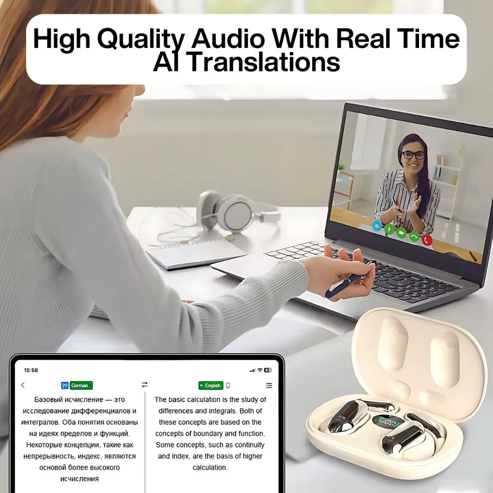 Smart Translation Earbuds | Real-Time Translation in 144 Languages