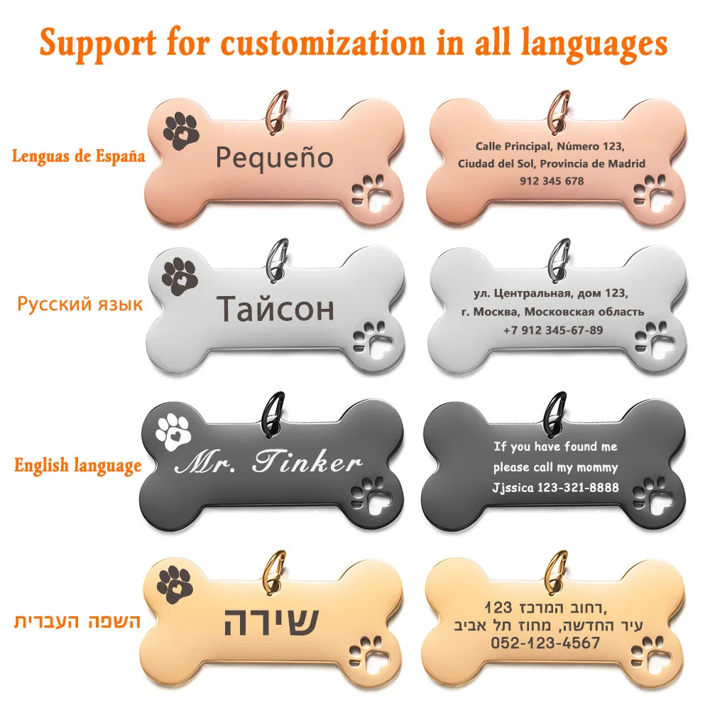 Personalized Pet Dog Tag